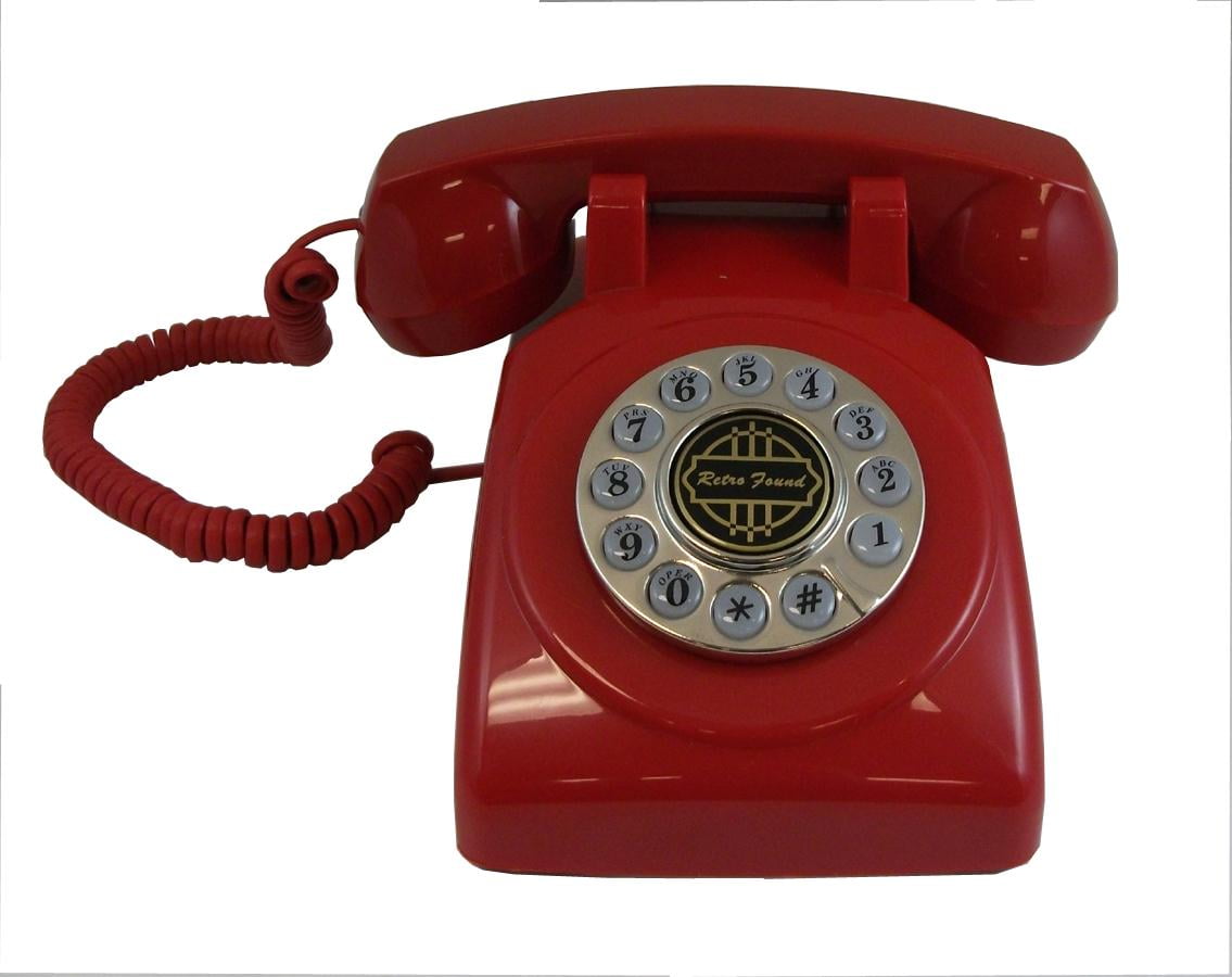 1950 Desk Phone Red