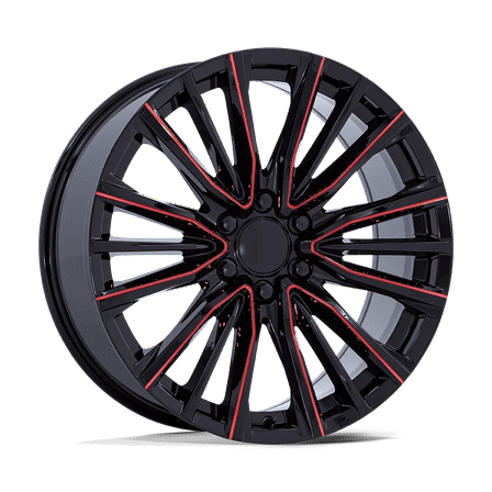 Performance Replicas Cast Aluminum Wheel PR223 24x10 6x5.5 G-BLK MILL-RD 28mm, PR223BQ24106128