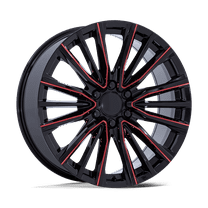 Performance Replicas Cast Aluminum Wheel PR223 22x9 6x5.5 G-BLK MILL-RD 28mm, PR223BQ22906128