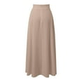 thumbnail image 4 of Women's Straight Midi Skirt - Solid Color, High-Quality Fabric - Versatile for Daily Outings, Spring/Summer/Fall, 4 of 4