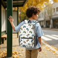 thumbnail image 6 of Monster Cartoon Truck White Pattern 17" School Backpacks for Teens,Waterproof Oxford Fabric,S-Shape Padded Straps for School,Travel,Hiking,Camping, 6 of 6