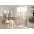 thumbnail image 7 of Glass Warehouse Gw-Gh-63 Halo 78" High X 63" Wide Hinged Frameless Shower Door - Chrome, 7 of 7
