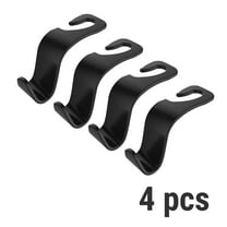 Car Seat Hook - 4pcs, Multifunctional Universal Car Seat Back Hidden Hook and Organizer for Hanging Luggage, Purses, Coats, Umbrellas, Groceries, Car Seat Back Hanger Storage Hooks