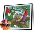 thumbnail image 2 of Diamond Drill Christmas Cardinal 5D Kits de pintura DIY Decoración redonda completa (A5783) Hugtrwg Para estrenar, 2 of 9