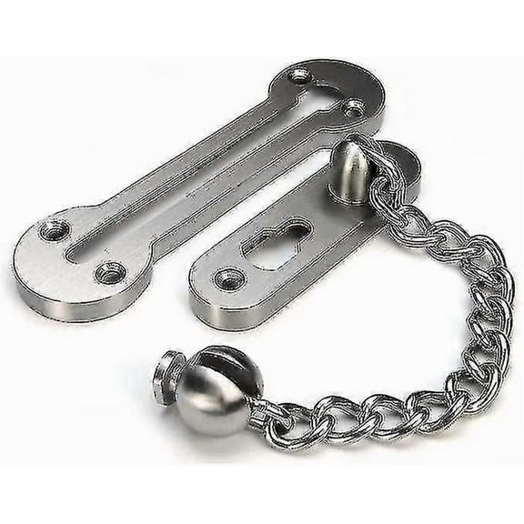 Solid 304 Stainless Steel Extra Thick Door Chain Security Sliding Chain Chain For Entry Door - Ya