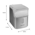 Frigidaire 33 lbs. Premium Nugget Ice Maker Stainless Steel, EFIC228