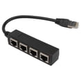 thumbnail image 1 of Miangastore Lot de 1 Distributeur de Réseau RJ45 ABS Design 4 Fentes Utilisateurs de Réseau, 1 of 9