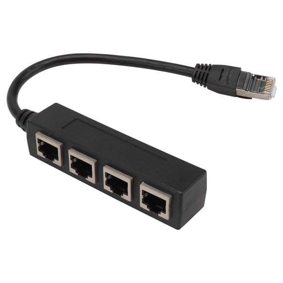 Miangastore 1Pack RJ45 Network Distributor ABS 4-slot Design Network Users