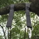 thumbnail image 2 of Correa para hamaca, kit para colgar columpio de árbol de 2 m, kit para colgar correas para columpio de árbol de alta resistencia con mosquetón, capacidad para 1000 kg, negro, 2 piezas, 2 of 7