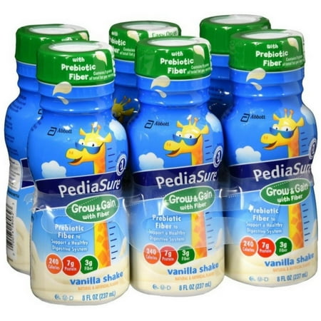 3 Pack - PediaSure Liquid Vanilla With Fiber 48 oz 6 (Best Protein Bars Uk)