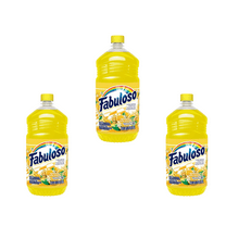 3 pack bottles Fabuloso Original Lemon Multi-Purpose Cleaner( 16.5 oz x 3)