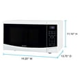 thumbnail image 2 of Avanti Countertop Microwave Oven, 0.9 cu. ft., in White (MT09V0W), 2 of 9