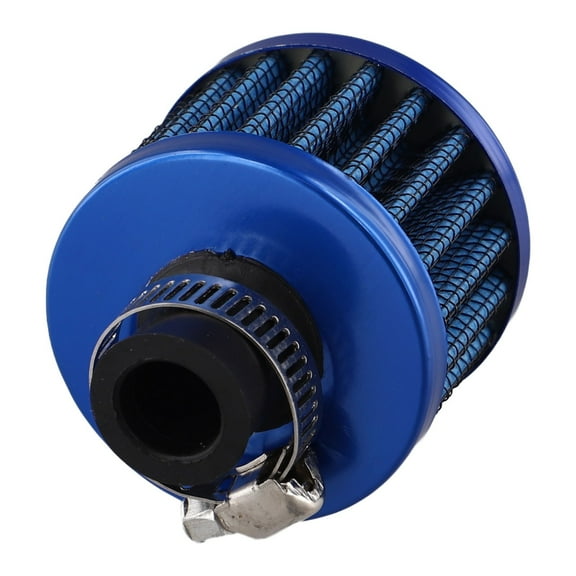 Effective Protection Air Filter For Car Motorcycle Quad Bike 12Mm Round Crank Case Engine Breather Oil Air Filter Blue Fangkenuo