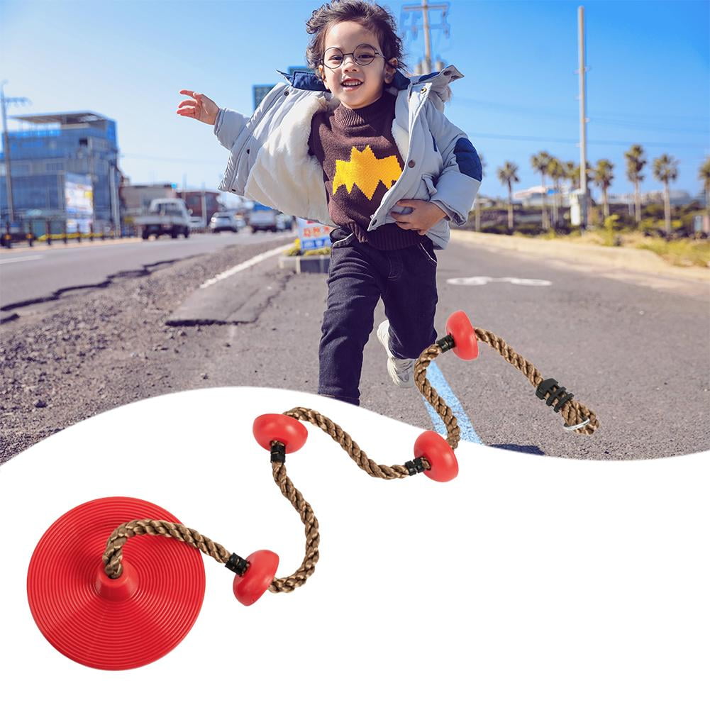 Climbing Rope Swing with Disc Swing Seat Set Rope Ladder for Kids Swing