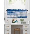 thumbnail image 5 of Valances for Windows Abstract Paint Texture Rod Pocket Cafe Window Treatments Valance Curtains for Kitchen Bathroom Laundry Basement Windows 60"x14", 5 of 9