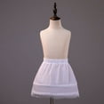 thumbnail image 3 of GENEMA Girls Petticoat Underskirt with Lace Hem 2 Hoops Half Slips Short Crinoline for Ball Gown Flower Girl Dress 1-9 Years, 3 of 10