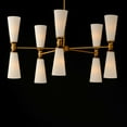 thumbnail image 3 of 24825SWBKNAB Maxim Lighting Krevat - 10 Light Chandelier-17 Inches Tall and 32 Inches Wide, 3 of 5