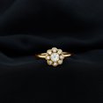 thumbnail image 3 of Rosec Jewels Lab Created Diamond Promise Ring - Flower Engagement Ring - EF-VS Quality, 18K Yellow Gold, US 11.50, 3 of 8