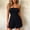 Black, variant on Womens Romper Summer Strapless Tube Tops Beach Vacation Jumpsuit Boho Wide Leg Shorts Romper,L