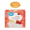 Great Value Frosted Toaster Pastries, Strawberry, 22 oz, 12 Count