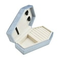 thumbnail image 4 of Caja de joyería Yinane terciopelo azul, 4 of 8