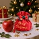 thumbnail image 5 of Bolsa De Tela Para Manzanas Bolsa navideña de terciopelo con cordón ajustable, 15 x 12 x 12 cm, ideal para regalos navideños (1 unidad) Rkxzt, 5 of 8