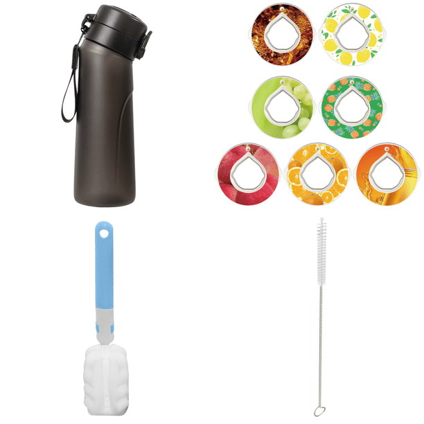 Botella Bebida 650ML Reutilizable Flavo Artículos para Acampar Y Senderismo (mate) Rojo