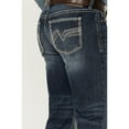 thumbnail image 4 of Cody James Men's Moonlight Wash Jackson Slim Straight Stretch Denim Jeans - CJSP22J57-DKW 29W x 32L  US, 4 of 4