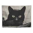 thumbnail image 5 of Orinice Black Cat Tapestry Wall Hanging Unique Style Graphic Tapestries Home Wall Decor Art for Living Room Bedroom Apartment Farmhouse Dorm 40x30inch, 5 of 6