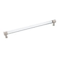 thumbnail image 1 of Hickory Hardware P3704-CACH 224 mm Center to Center Midway Collection Pull, Crysacrylic with Chrome, 1 of 5