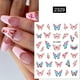 thumbnail image 1 of Pegatinas 3D de mariposa de Metal plateado para uñas, deslizadores adhesivos de luna y estrella dorada, calcomanía de Arte de uñas con purpurina, decoración de manicura, 1 of 4