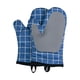 thumbnail image 3 of Guantes de cocina de silicona para horno de 18 x 28 cm, resistentes al calor ... azul, 3 of 9