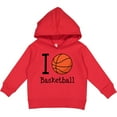 thumbnail image 2 of Inktastic I Heart Basketball Toddler Hoodie, 2 of 4