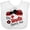 AA-White, variant on Inktastic My Uncle Loves Me with Cute Ladybugs Boys or Girls Baby Bib