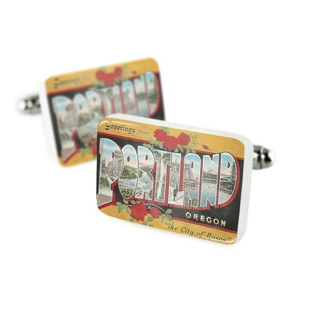 Cufflinks Portland VintagePorcelain Ceramic NEONBLOND