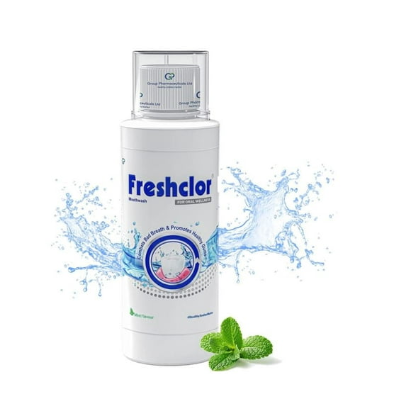 Freshclor Mint Mouth Wash | Combats Bad Breath & Promotes Healthy Gums 100 ml Mouth Wash