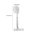 thumbnail image 3 of High-Pressure Handheld Showerhead, Hard Water Resistant, 8 Spray Modes, Handheld Shower For Elderly Children, Powerful Spray, One-Hand Operation, Easy To Install, 3 of 8