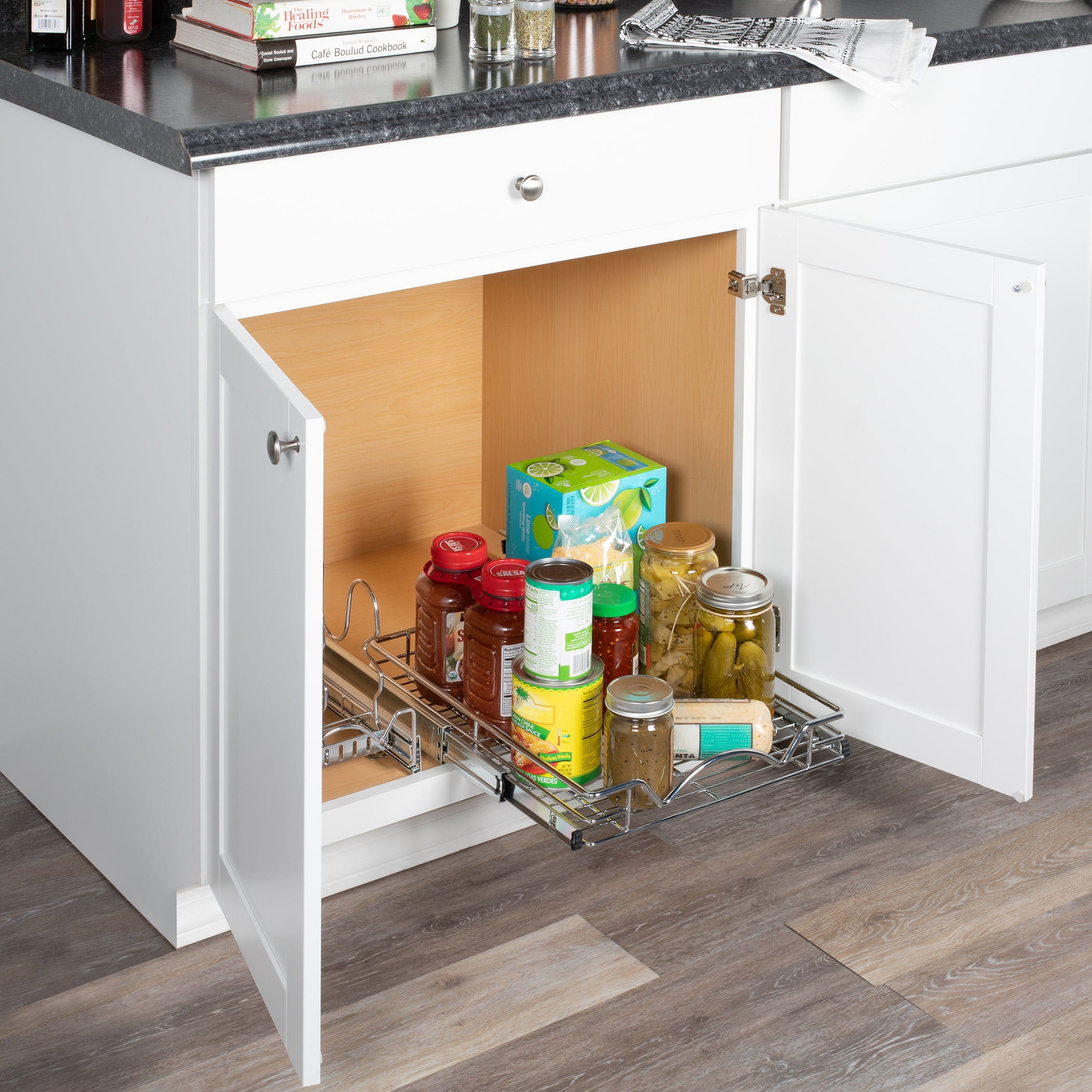 How to Install Cabinet Pull-Out Drawers—the Key to More Kitchen Storage