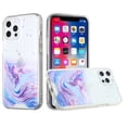thumbnail image 2 of For iPhone 12, 12 Pro Case Epoxy Fuzed Glitter Design Hybrid Protective Cover, 2 of 4