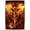 Gold Framed Version, variant on Ruth Thompson - Dragonblade Flameblade Wall Poster, 14.725" x 22.375"