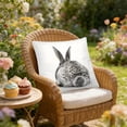 thumbnail image 4 of Cotton Pillow Cover, Decorative Pillow Case With Hidden Zipper, for Home Decor, White, 4 of 6