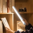 thumbnail image 4 of Barra de luz LED con Sensor de movimiento recargable, luz nocturna de inducción, lámpara magnética inalámbrica portátil para armario, mesita de noche de cocina, 4 of 5