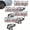 4pcs, variant on Fishing Special Edition Premium 3D Metal Vehicle Emblem Badge, Fish Hook Design Car Emblem for Truck SUV Boat Trailer, Self-Adhesive Decor Auto Decal, Unique Gift for Anglers Fishing Enthusiasts