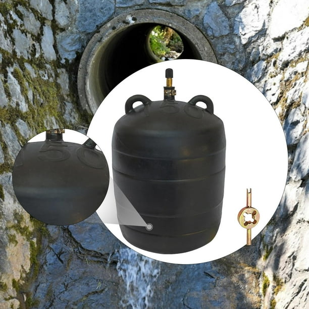 Tapón de tubería inflable, inspección de tuberías de aguas residuales, reparación de tuberías municipales, bola de prueba de plomería portátil, tapón DN150