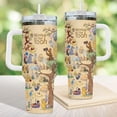 thumbnail image 3 of Winnie the Pooh 100th Anniversary 40oz Tumbler with Handle – Adorable Hundred Acre Wood Design | Cute Pooh & Friends Insulated Stainless Steel Cup, 3 of 3