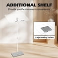 thumbnail image 1 of Pupitre Portable en Acrylique Transparent – Chaire Moderne Blanche Autoportante de 50 Pouces, Surface de Soutien Réglable 23,6 X 16 Pouces, – Style 4B, Sans Rangement, Hauteur 50 Pouces, Surface de Soutien 23,6 X 16 Pouces, 1 of 5