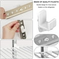 thumbnail image 4 of 14 clips de plástico para estantes de refrigerador, soporte comercial para estantes de refrigerador, 4 of 8