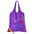 thumbnail image 1 of SAYOO Portador de compras lavable portátil de gran capacidad, bolsa de asas impresa plegable impermeable reciclable SAYOO casual, 1 of 6