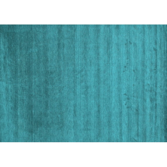 Ahgly Company Indoor Rectangle Abstract Light Blue Contemporary Area Rugs, 2' x 5'