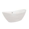 thumbnail image 6 of Altair Design Allegra 71" x 34" Freestanding Soaking Acrylic Bathtub in White, 6 of 15